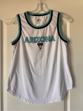 Arizona Diamondbacks MLB G-III 4her tank top white logo women’s medium